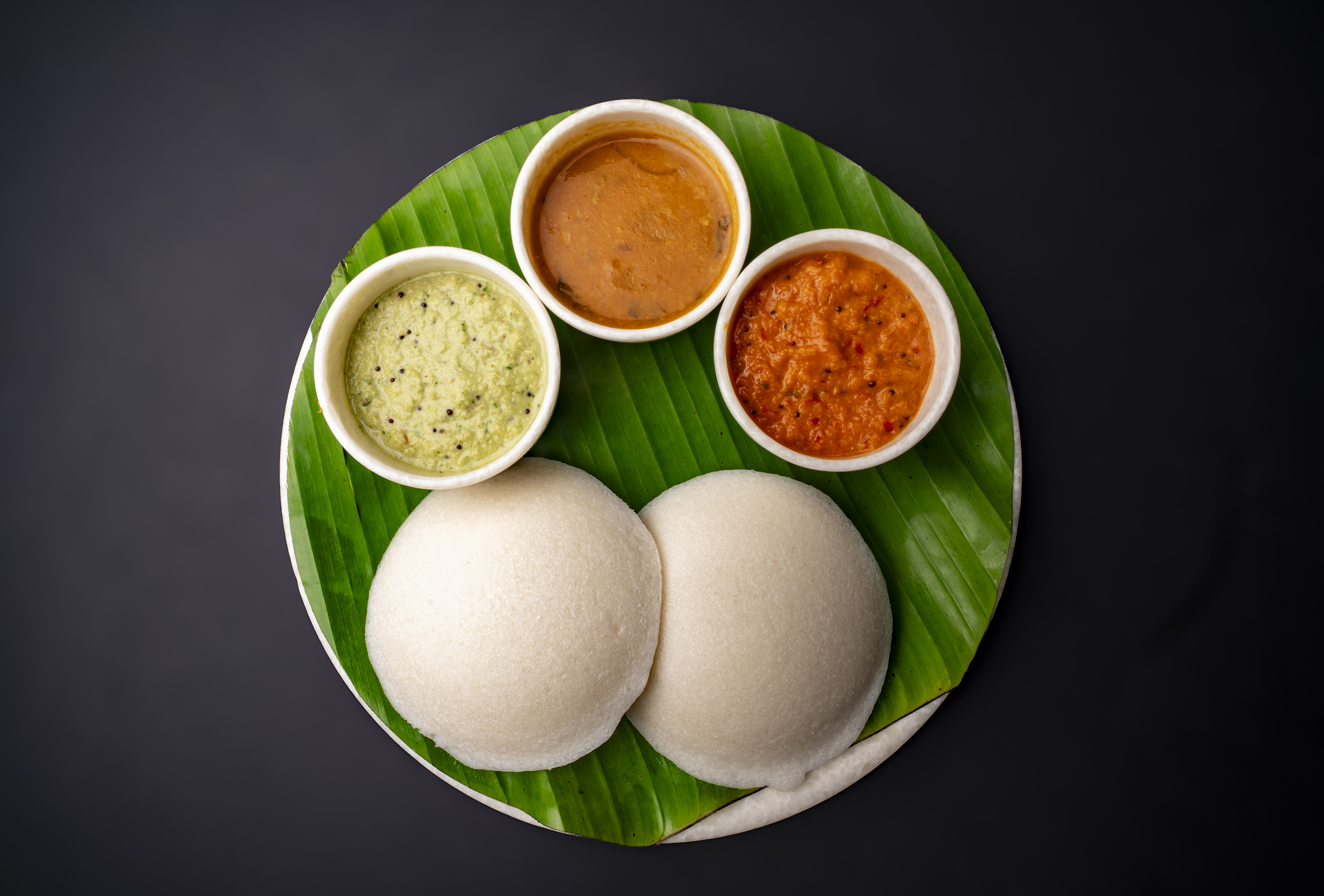 Mini Idli with Sambar